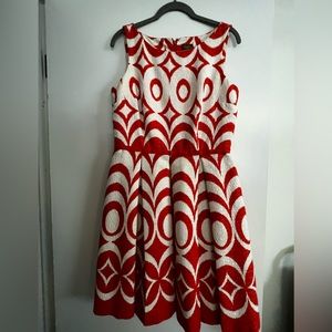 Taylor Brand A-line Art Deco Dress